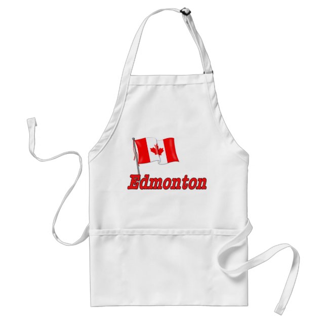Kanada Flagga - Edmonton Förkläde (Framsidan)