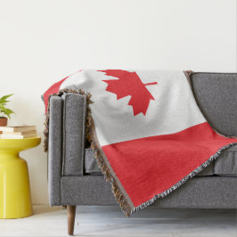 Kanada flagga filt