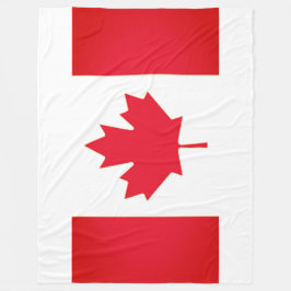 KANADA FLAGGA FLEECEFILT