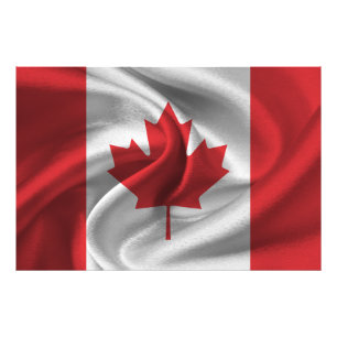 Kanada Flagga Fototryck