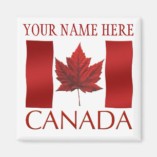 Kanada Flagga Fridge Magnet Canada Maple Löv Magne