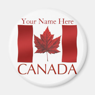 Kanada Flagga Fridge Magnet Canada Maple Löv Magne