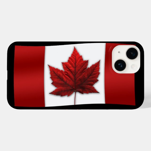 Kanada Flagga iPhone 6 Fodral Anpassat Kanada Fodr (Baksida (horisontell))