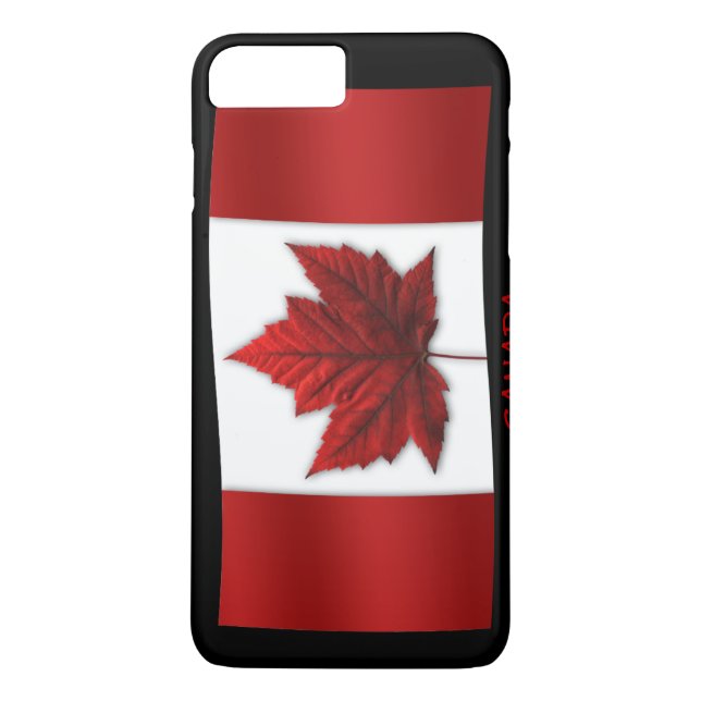 Kanada Flagga iPhone 7 Fodral Anpassningsbar Kanad Case-Mate iPhone Skal (Baksida)