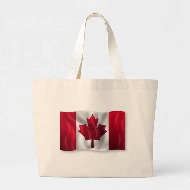 Kanada Flagga Jumbo Tygkasse (Framsidan)