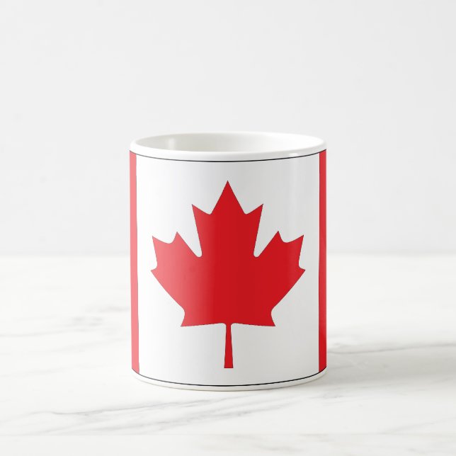 Kanada Flagga Kaffemugg (Center)