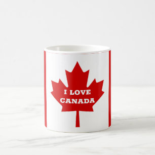Kanada Flagga Kaffemugg