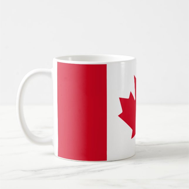 Kanada Flagga Kaffemugg (Vänster)