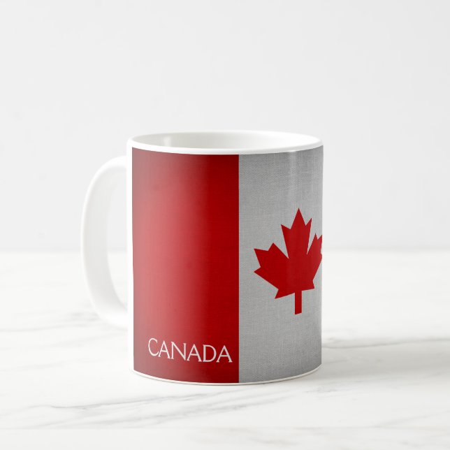 Kanada Flagga Kaffemugg (Framsida vänster)