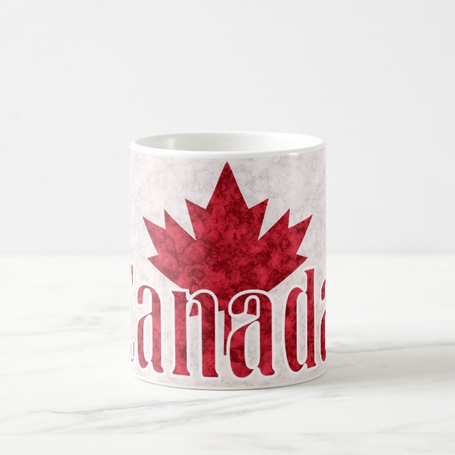 Kanada, flagga kaffemugg (Center)