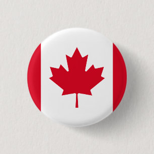 Kanada Flagga Knapp