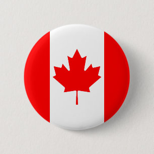 Kanada flagga knapp