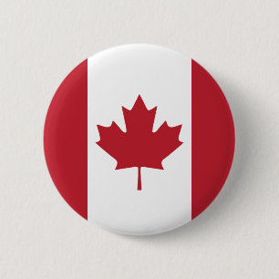 Kanada Flagga Knapp