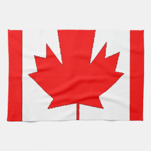 Kanada flagga kökshandduk