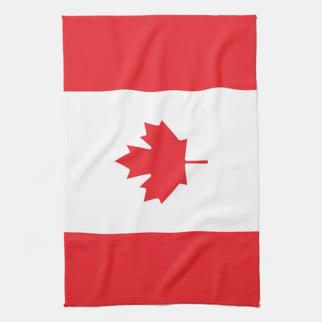 Kanada flagga kökshandduk (Vertikal)