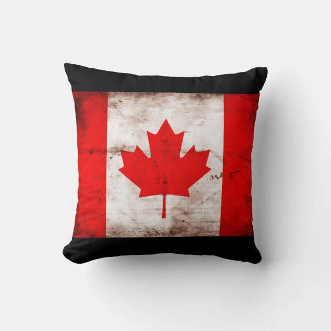 Kanada Flagga Kudde (Framsida)