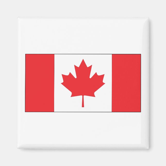 Kanada Flagga Magnet (Framsidan)