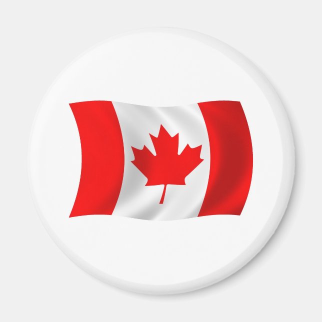 Kanada Flagga Magnet (Framsidan)