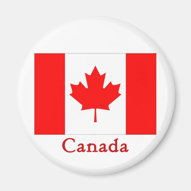 Kanada Flagga Magnet (Framsidan)