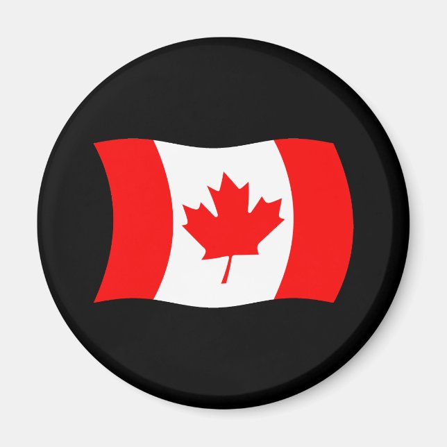 Kanada Flagga Magnet (Framsidan)
