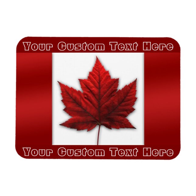 Kanada Flagga Magnet Canada Personlig Magnet (Horisontell)