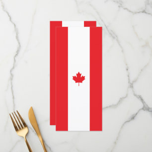 Kanada flagga meny
