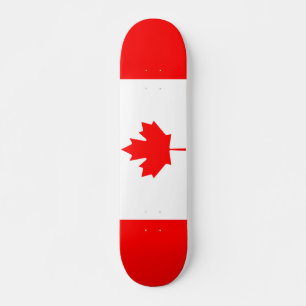 Kanada flagga mini skateboard bräda 18,5 cm