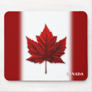 Kanada Flagga Mousepad Canada Maple Löv Mousepad Musmatta