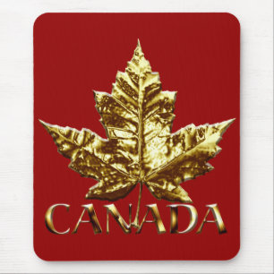 Kanada Flagga Mousepad Canada Maple Löv Mousepad Musmatta