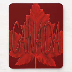 Kanada Flagga Mousepad Canada Maple Löv Mousepad Musmatta