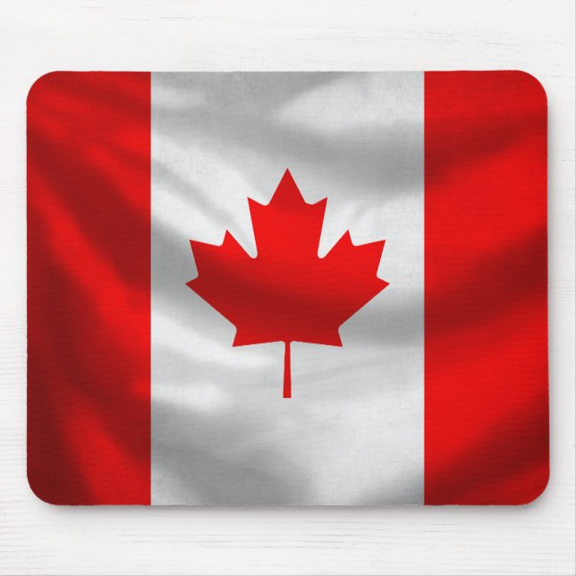 Kanada flagga Mousepad Musmatta (Framsidan)