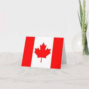 Kanada flagga Notecard Kort
