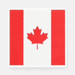 Kanada flagga pappersservett