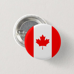 Kanada flagga patriotic knapp