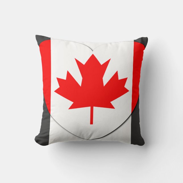 Kanada Flagga Pillow Kudde (Framsida)