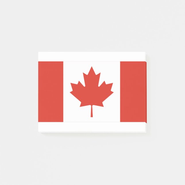 Kanada Flagga Post-it Block (Framsida)