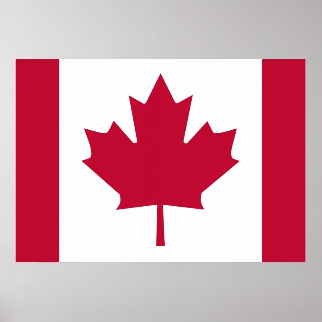 Kanada Flagga Poster (Framsidan)