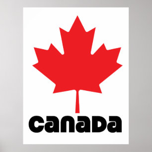 Kanada Flagga Poster