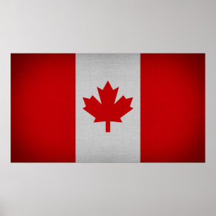 Kanada Flagga Poster