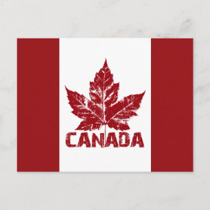 Kanada Flagga Postkort Kanadensiska Souvenir Postk Vykort