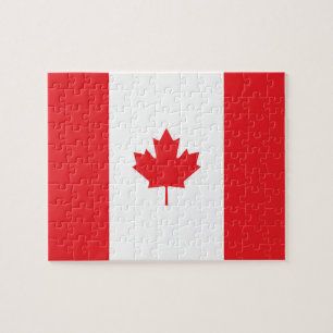 Kanada flagga pussel