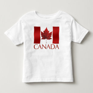 Kanada Flagga Småbarn Shirt Canada Baby Långärmad Tee Shirt