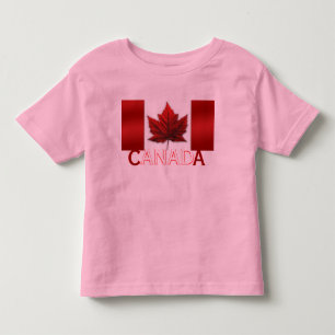 Kanada Flagga Småbarn Shirt Kanada Baby Souvenir T T-shirt