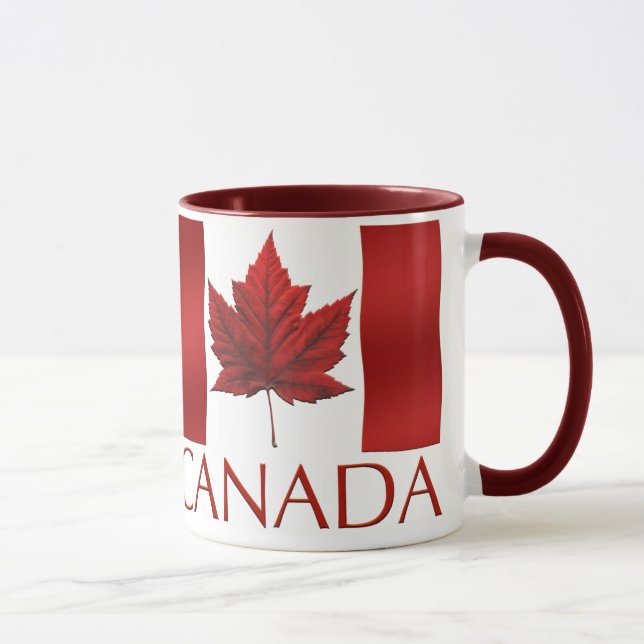 Kanada Flagga Souvenir Coffee Kopp Kanada Mugg (Höger)