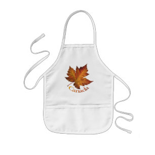 Kanada Flagga Souvenir Kids Apron Kanada Souvenir Barnförkläde