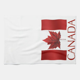 Kanada Flagga Souvenir Towel Canada Tea Towel Deco Kökshandduk