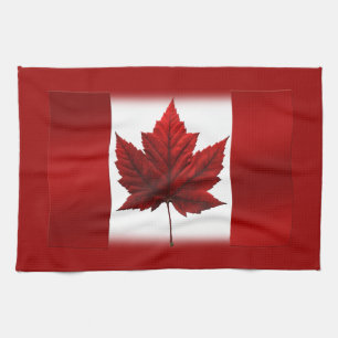 Kanada Flagga Souvenir Towel Canada Tea Towel Deco Kökshandduk
