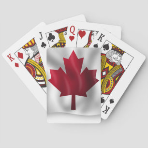 Kanada Flagga Spelkort