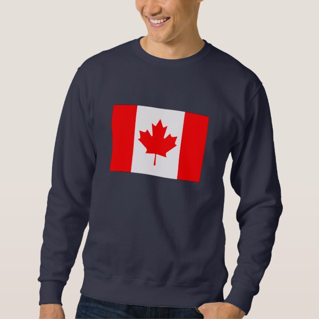 Kanada-Flagga Sweatshirt (Framsida)