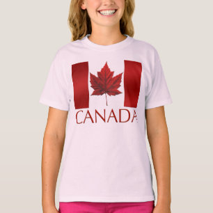 Kanada Flagga Sweatshirt Barn Kanada Souvenir Shir Tee